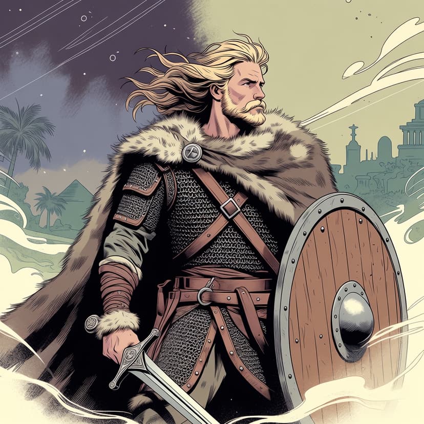 Artwork for "Ash on the Wind" - Track 7 from The Wanderer's Saga by Útlagi