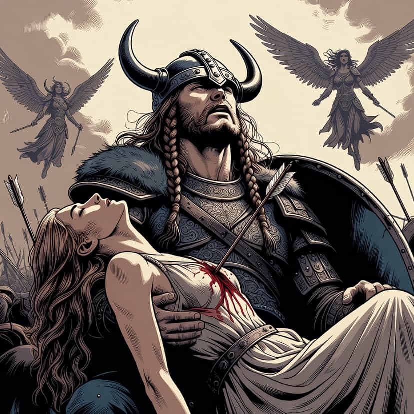 Artwork for "Ember and Storm" - Track 5 from The Wanderer's Saga by Útlagi