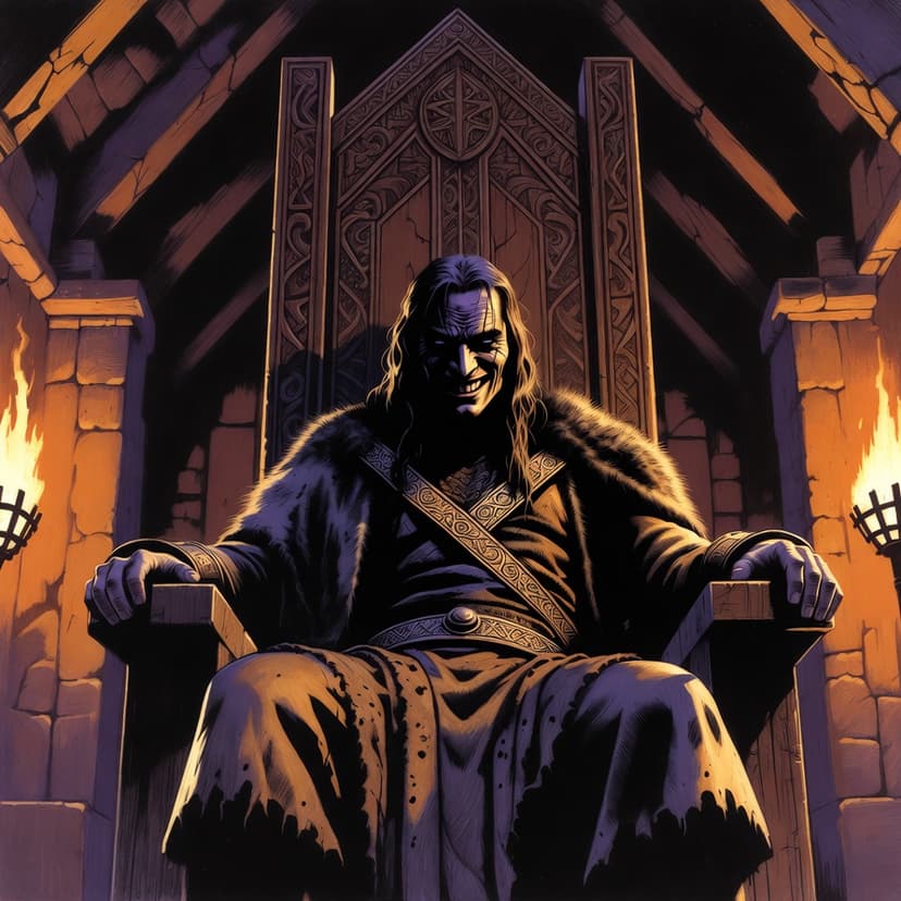 Artwork for "Oathbreaker's Shadow" - Track 6 from The Wanderer's Saga by Útlagi