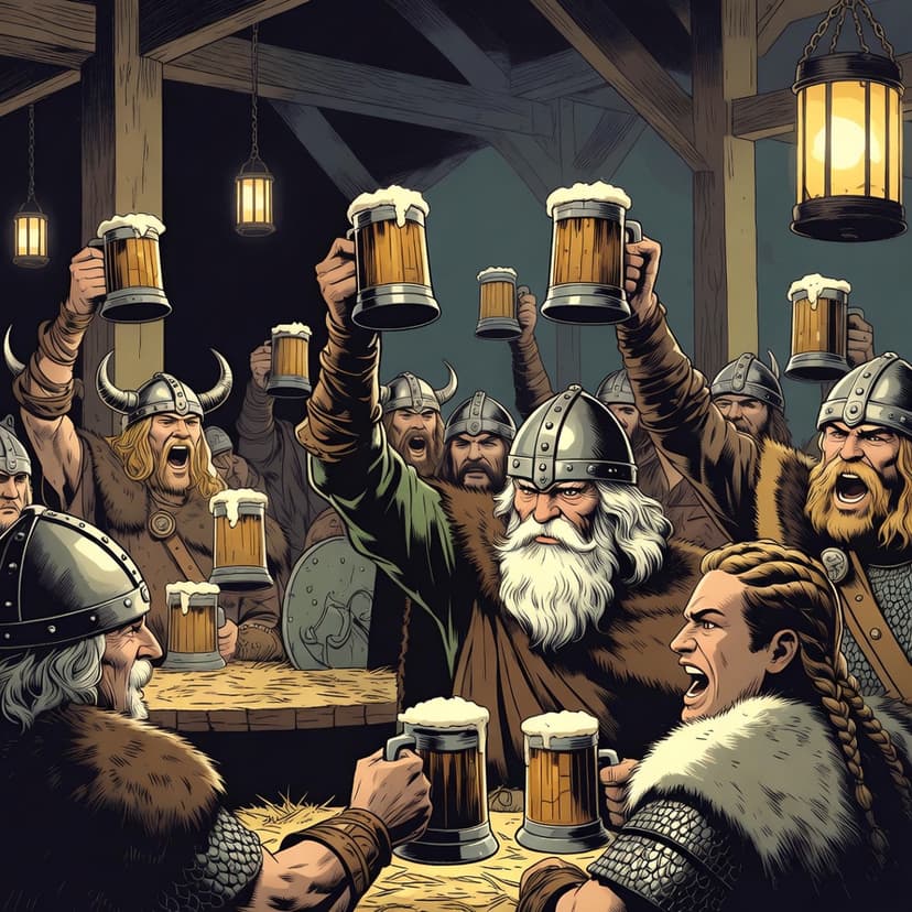 Artwork for "Raise the Oars Tonight!" - Track 2 from The Wanderer's Saga by Útlagi