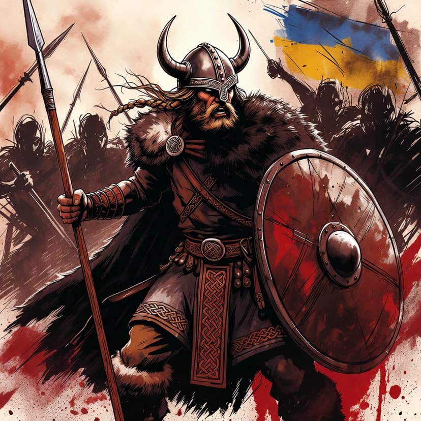 Artwork for "Slava" - Track 4 from The Wanderer's Saga by Útlagi